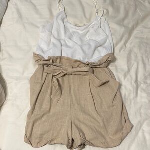 Altar'd State Cream and White Garment